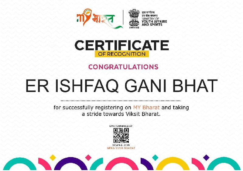 CERTIFICATE OF RECOGNITION